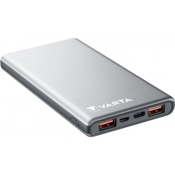 Зовнішній акумулятор (PowerBank) VARTA Fast Energy 10000 mAh 18W Silver(57981)